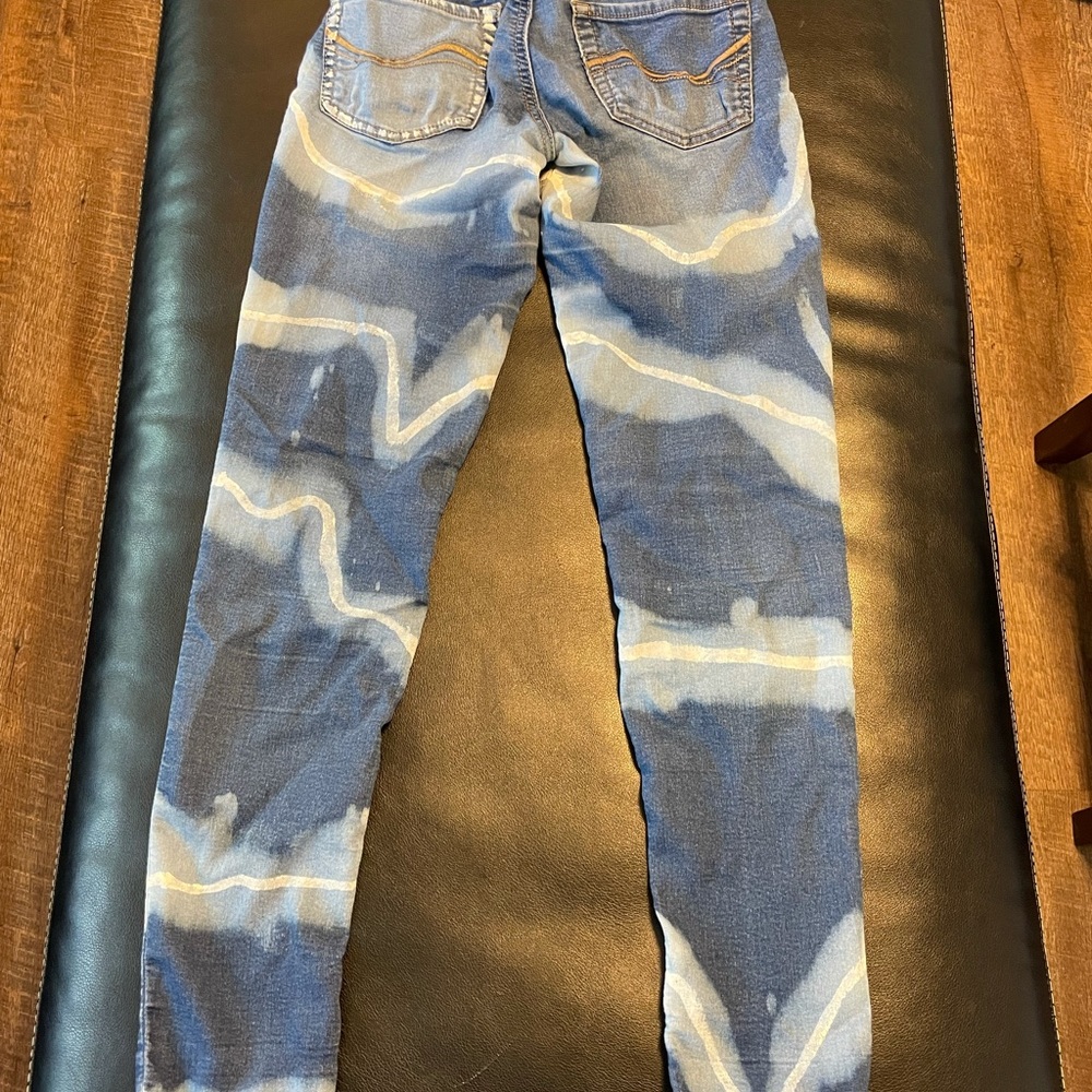 Hand painted jeans - Picture 2 of 2